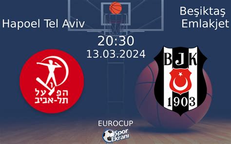 Beşiktaş Emlakjet - Hapoel Tel Aviv maçının canlı yayın bilgisi ve maç linki